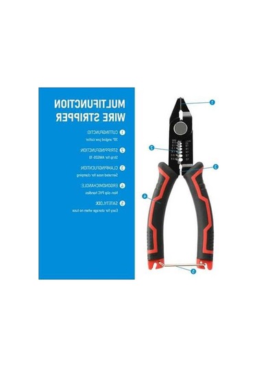 Maoyaya Otomatik Tel Sıyırma Kesici Ve Kablo Sıkma Pensesi - Tel Stripper