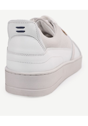 Yargıcı Deri-süet Detaylı Sneaker 24yeay4473x 002 Beyaz
