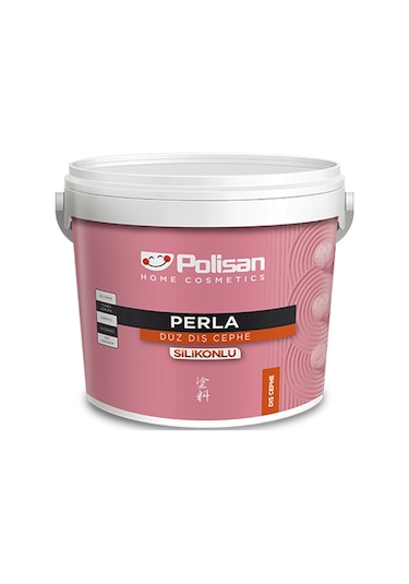 Polisan Perla Ral Silikonlu Dış Cephe Boyası 2.5 L 7016 Antrasit Gri