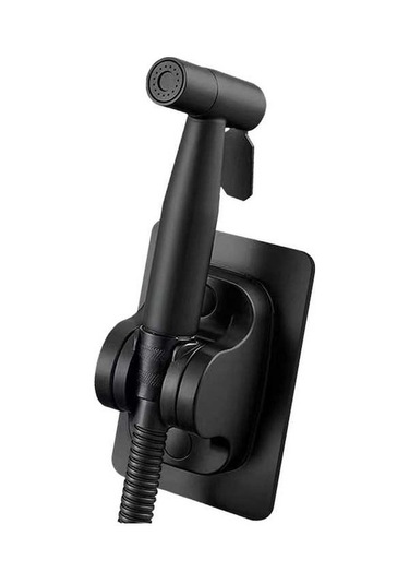 Pazly Suntek El Tipi Bide Sprey Duş Başlığı - Apartman & Otel İçin Siyah Model/ Siyah