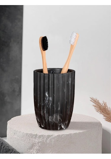 Bauheım Diş Fırçası Ve Macunu İçin Stand 384628257 Siyah