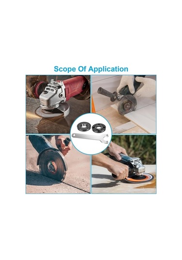 Pazly 5 Parçalı Çelik Öğütücü Seti, Açılı Öğütücü Bakımı, Flanş Kilit Somunu