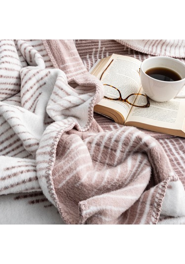 Schafer Home Bloom Çk Battaniye 200x220 Cm 1 Parça-lila Lila