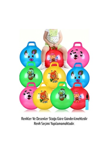 Zıp - Zıp Topu Pompa Hediyeli Pilates 90 Kg Kapasiteli