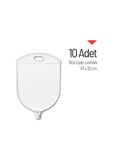 10 Adet Boş Uyarı Levhası-4138