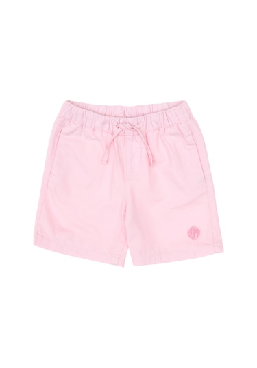 U.S. Polo Assn. Kız Çocuk Açık Pembe Pamuk Dokuma Şort 50306421-VR078