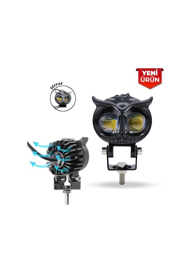 12-24v Baykuş Tasarımlı Çakarlı Led Lamba 9920