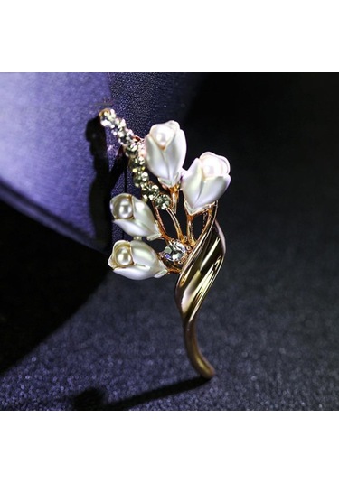 Mufunye Kadınlar İçin Zirve Pırlanta Gül Desenli Broş - Anti-kayma Tasarımıyla Kıyafet Sabitleyici Ve Stili Artıran Aksesuar Çok Renkli