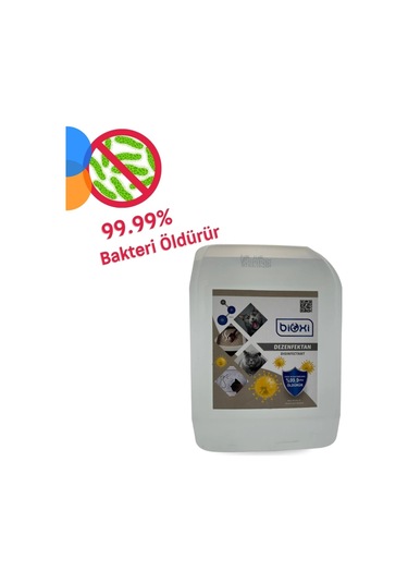 Bioxi Evcil Hayvanlar İçin Koku Giderici Dezenfektan Parfümsüz 5 Lt