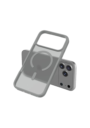 Joko İphone 17 Pro Kılıf Jota Seri Magsafe Kapak Gri