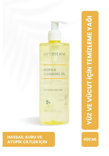 Optiderm Atopica Cleasing Oil Yüz Ve Cilt Temizleme Yağı 400 Ml