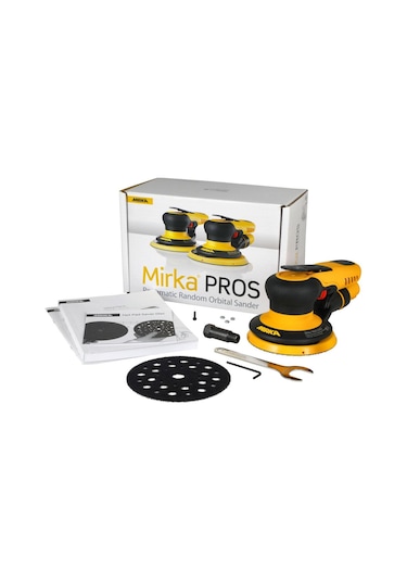 Mirka Pros 550CV Ø125MM 5.0 MM Orbit Havalı Zımpara Makinesi