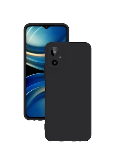 General Mobile Gm 23 Se Kılıf Kamera Korumalı Silikon Rubber Arka Kapak Siyah