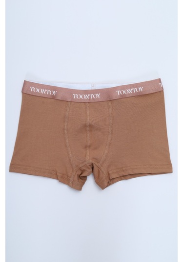 Toontoy Erkek Çocuk Kemer Yazı Baskılı 4lü Paket Boxer Çok Renkli