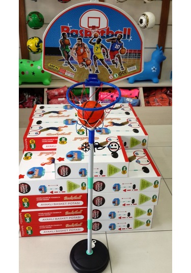 Çocuk Basketbol Potası Yükseklik Ayarlanabilir Kutulu Ayaklı Bask