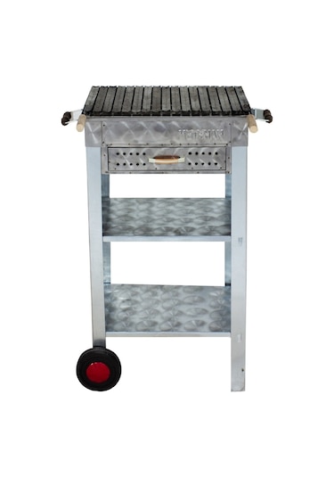 Metehan MTH-93 Çekmeceli - Lama Izgaralı - İki Tekerlekli Mangal