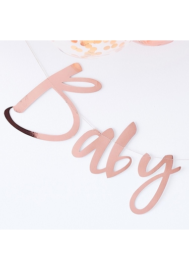 Baby Shower Asılan Süs - Rose Gold 0 - 99