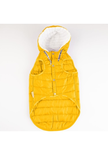 Pawstar Sarı Railway Orta ve Büyük Irklar İçin Anorak Yelek Köpek Yeleği