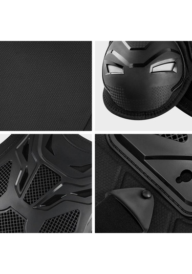 Suntek Çocuk Motosiklet Zırh Dirt Bike Dişli Motokros Siyah