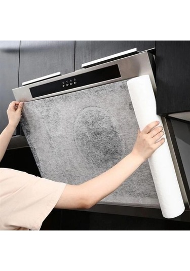 Ams Net 2li Yağ Emici Duman Önleyici Pratik Mutfak Davlumbaz Koruyucu Dayanıklı Yedek Filtre 45x90cm