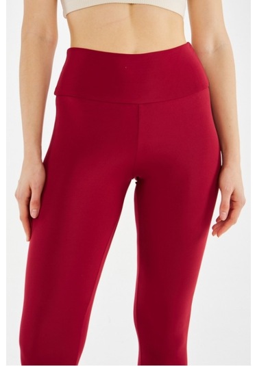 Vogsign Kadın Sporcu Tayt 4073 - Bordo - S Bordo