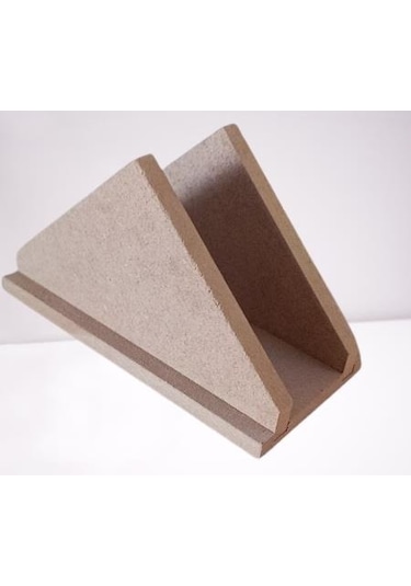 1448bng90260hobi Adn Dekoratif Peçetelik Üçgen Ahşap Mdf Ham Cnc Kesim Model El Yapım