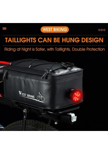 West Biking Bisiklet Arka Koltuk Seyahat Çantası