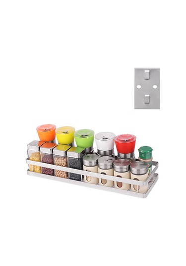 Sones 304 Paslanmaz Çelik Duvara Monte Mutfak Rafı Asılı Baharatlık Diğer