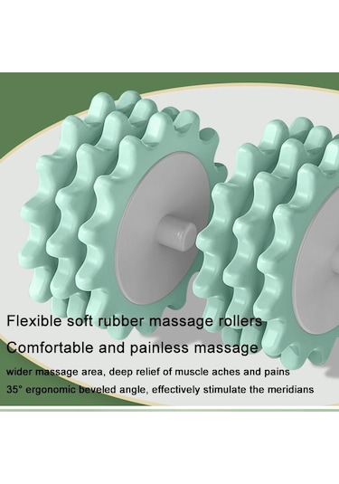 Bacak Tekerlekli Masaj Aleti Avokado Yeşili Yeşil