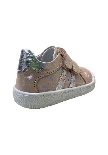 238 Bebek Deri İlk Adım Sneaker Pudra