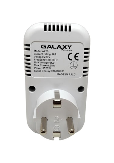 Galaxy Energy A220 Akım Korumalı Priz 16 Amper