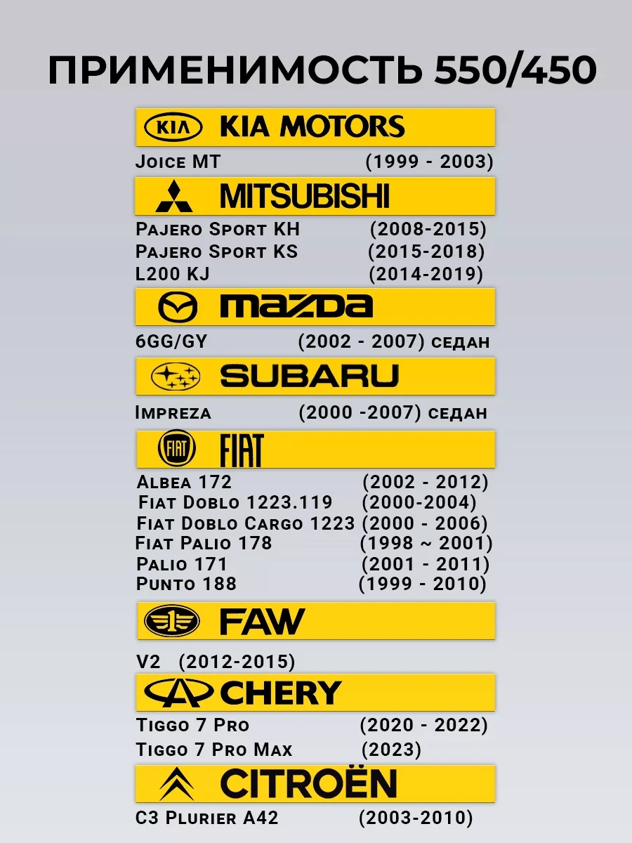 Rich Car Hibrit Cam Sileceği Sıyırıcılar 550/450 249984487