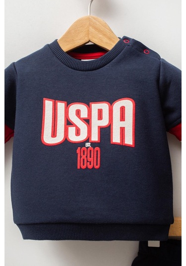 U.s. Polo Assn Erkek Bebek 2 Li Takım Lacivert Kırmızı-2079 Lacivert