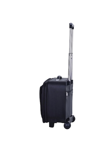 Küçük Boy Valiz Kabin Boy Valiz Pilot Valiz Çekmeli Evrak Çantası Siyah