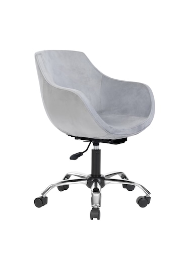 Monoko Çalışma Ofis Sandalyesi Gri