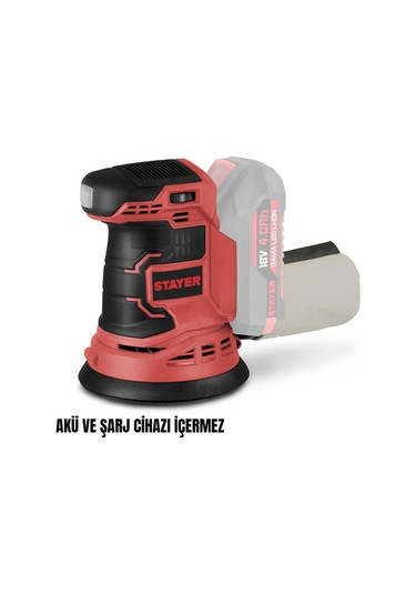 Stayer LOML20 Akülü 18v Li-ion 2.0 AH Akü Ve Şarj Aleti Hariç Orbital Zımpara
