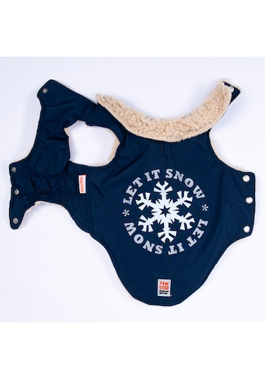 Pawstar Kürklü Lacivert Kedi Köpek Yelek
