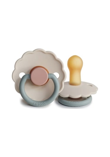 Frigg Daisy Kauçuk Emzik Cotton Candy 6-18 Ay Petrol Mavisi