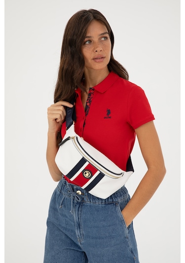 U.S. Polo Assn. Kadın Beyaz Bel Çantası 50293681-VR013