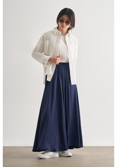 Mizalle Premium Saf Pamuk Oversize Ekru Ceket Gömlek Ekru