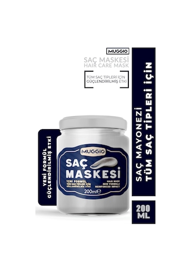 Muggio Doğal Bakım Saç Maskesi 200 ML