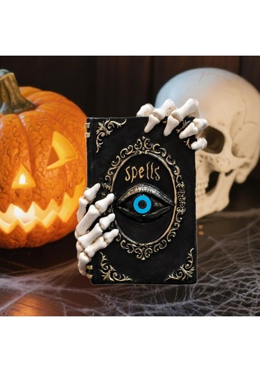 Homyl Kitap Heykelcik Ev Dekorasyonu Dekoratif Reçine Heykel Raf 14cmx8,5cmx19,8cm