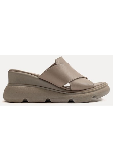 Zeyn Shoes 7673 Gri Kadın Terlik 001