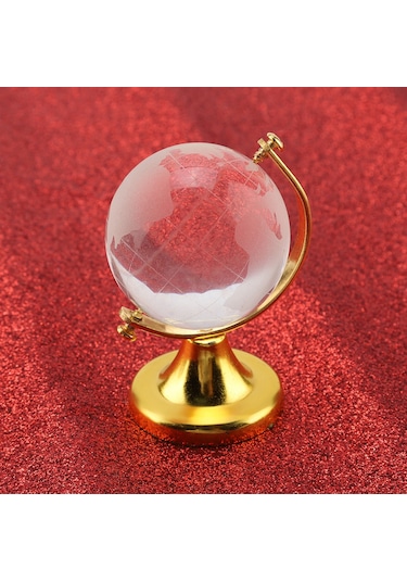 Shineyee Altın Kristal Dünya Haritası Küre, Ev Ofis Dekorasyonu, Özel Hediye, Fotoğraf Dekoru