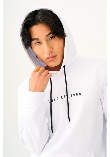 Loft Erkek Sweatshirt Lf2038143 BEYAZ