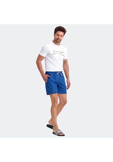 Slazenger KALIDAS IN Erkek Mayo Saks Mavi