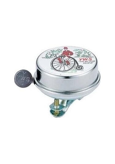 Yws Bisiklet Çelik Zil Yws & Reflektör Seti Gri