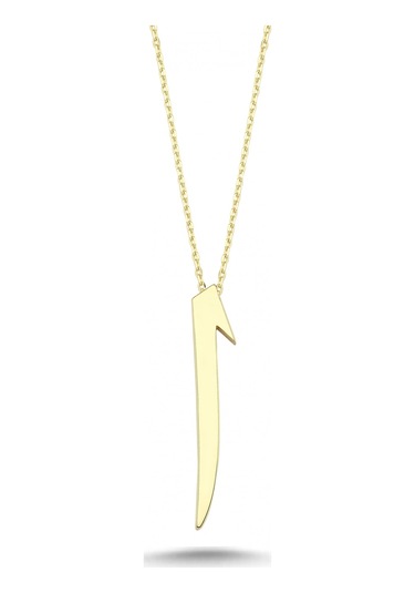 14 Ayar Altın Elif Kolye T11954