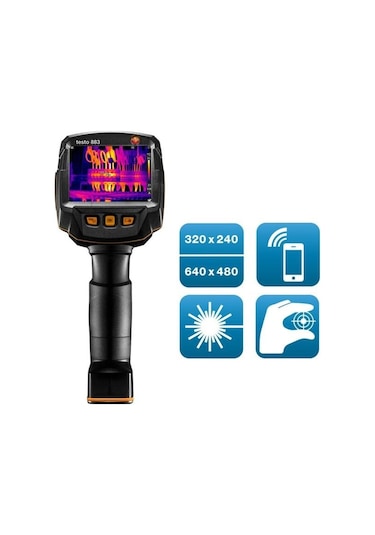 Testo 883 Profesyonel Termal Kamera Sıcaklık Ve Su Kaçağı Tespit Cihazı