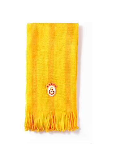 Gsstore Galatasaray Püsküllü Triko Atkı U252177 Sarı